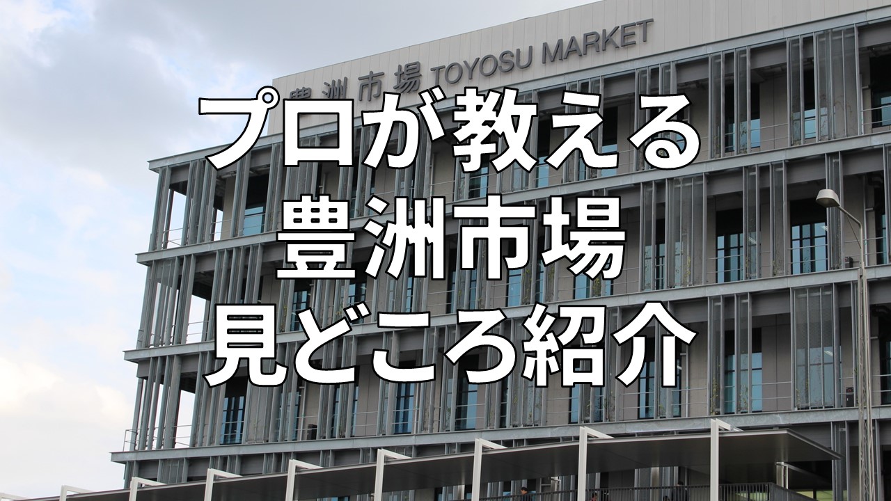 A Fish Professional’s Guide to Walking around the Toyosu Market vol.1